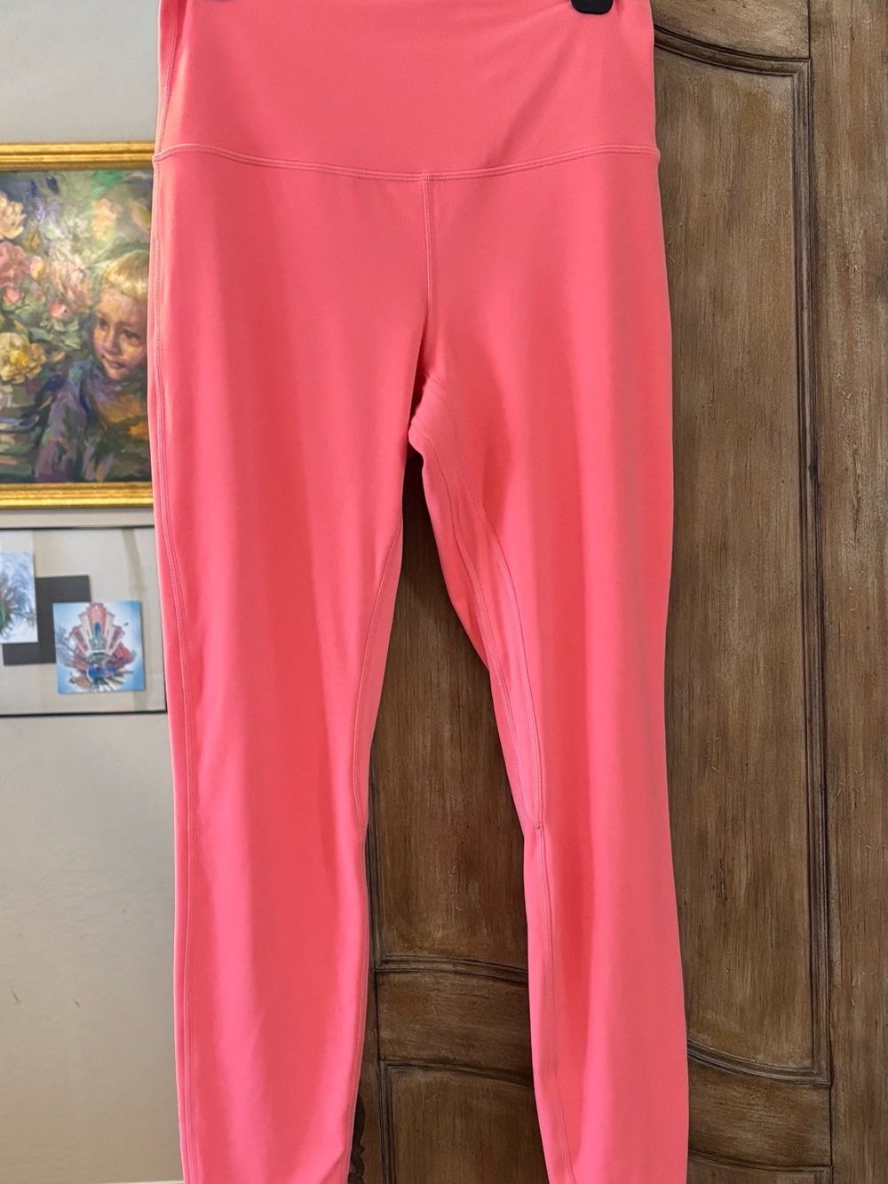 lululemon athletica Coral Pink High-Waist Leggings